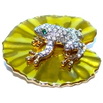 Broche Grenouille - copie broche Faberge