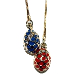 Collier original femme - Oeufs pendentifs