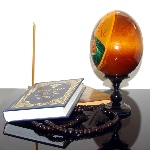 Icone peinte Jesus Christ - Oeuf icone