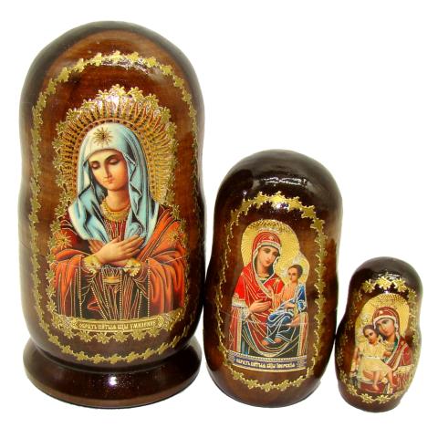 Matriochkas Religieux - Icones Sainte Vierge