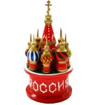 Boite à encens en bois Cathedrale St Basile - Kremlin de Moscou
