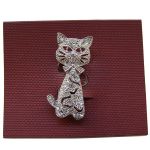 Broche Chat avec le noeud