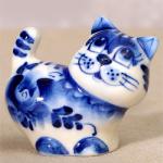 Figurine chaton miniature en céramique
