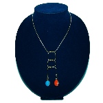 Collier fantaisie original - Oeufs pendentifs