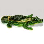 Crocodile - boite à bijou Faberge style