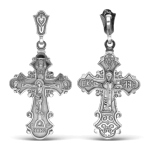 Croix orthodoxe en argent