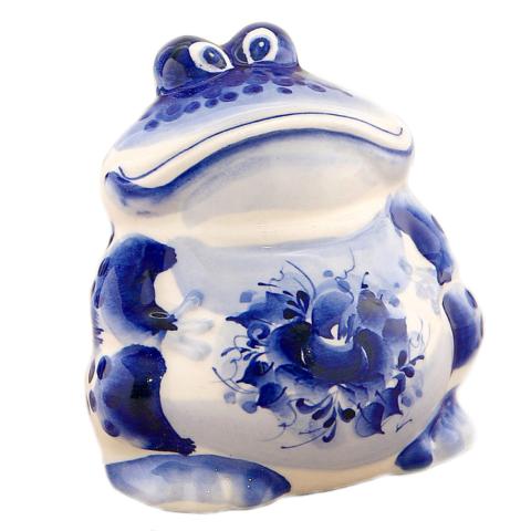 Figurine Crapaud en porcelaine