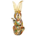 Lapin en verre de Murano, collection Murrine et Or