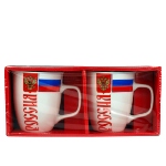 Set de 2 mugs Drapeau de Russie