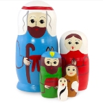 Poupée russe Nativité - Matriochka Sainte Famille
