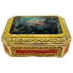 Boite a bijoux émaillée - L'escarpolette de Fragonard
