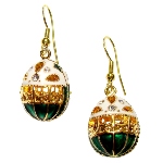 Boucle d'oreille Faberge style