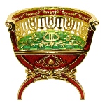 Chaise curule - copie boite Faberge