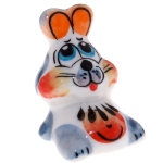 Figurine en porcelaine russe Gzhel - Lapin