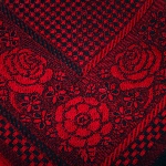 Foulard russe motif fleurs