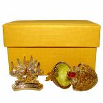 Œuf au carrosse du couronnement (miniature) Inspiration Oeuf Faberge Couronnement