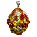 Pendentif original nacre
