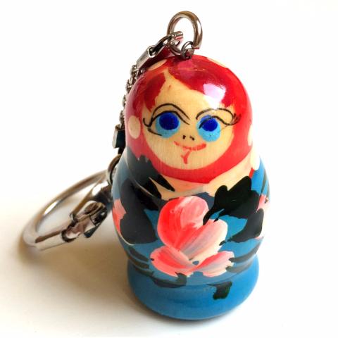 Porte-cles poupee russe