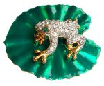 Broche Grenouille - copie Broche Faberge