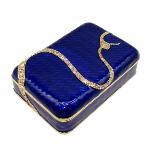 Boite en email Serpent réplique Fabergé - Boite luxe pour cartes a jouer
