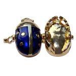 Coccinelle - Pendentif Oeuf style Fabergé