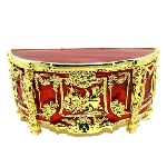 Commode Empire rouge et or - copie boite Faberge