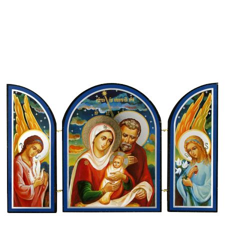 Icone de la Nativite du Christ - Triptyque