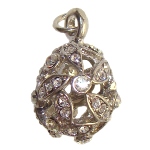 Pendentif Oeuf Faberge copie - Feuilles