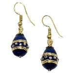 Boucles d'oreilles Faberge style