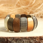 Bracelet manchette en bois