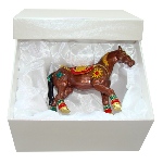 Figurine Cheval collection - Box Faberge style