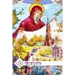 Foulard collection russe en soie - Protection de la Sainte Vierge Marie