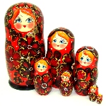 Matriochka rouge - poupée russe