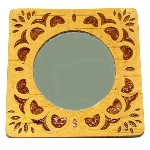 Miroir de sac collection en bois