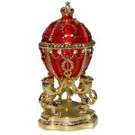 Oeuf Rosebud - Bouton de Rose - inspiration Oeuf Faberge