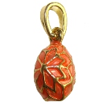 Copie pendentif oeuf Faberge - Flocon de neige