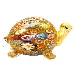 Tortue en verre de Murano, collection Murrine et Or