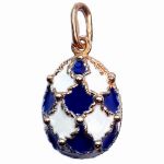 Pendentif en Argent, Oeuf pendentif de Faberge