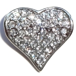 Pendentif Coeur strass