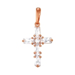 Pendentif Croix Cristal