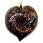 Pendentif Murano Coeur