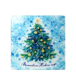 Planche à découper en verre trempé - Nouvel An Magique