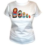 T-shirt femme - Matriochka - Poupees Russes