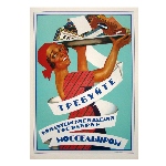 Affiche publicitaire soviétique - confiseries russe