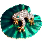 Broche Grenouille - copie Broche Faberge