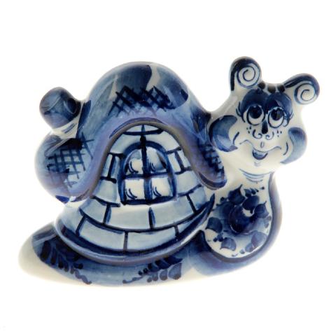 Figurine Escargot en porcelaine russe 