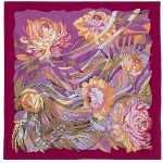 Petit foulard russe - carré en soie