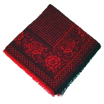 Foulard russe motif fleurs