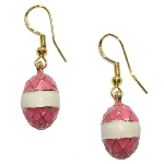 Boucles d'oreilles en forme d'oeuf