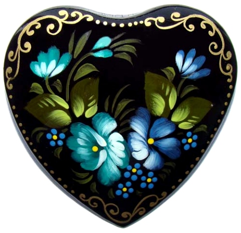 Broche coeur